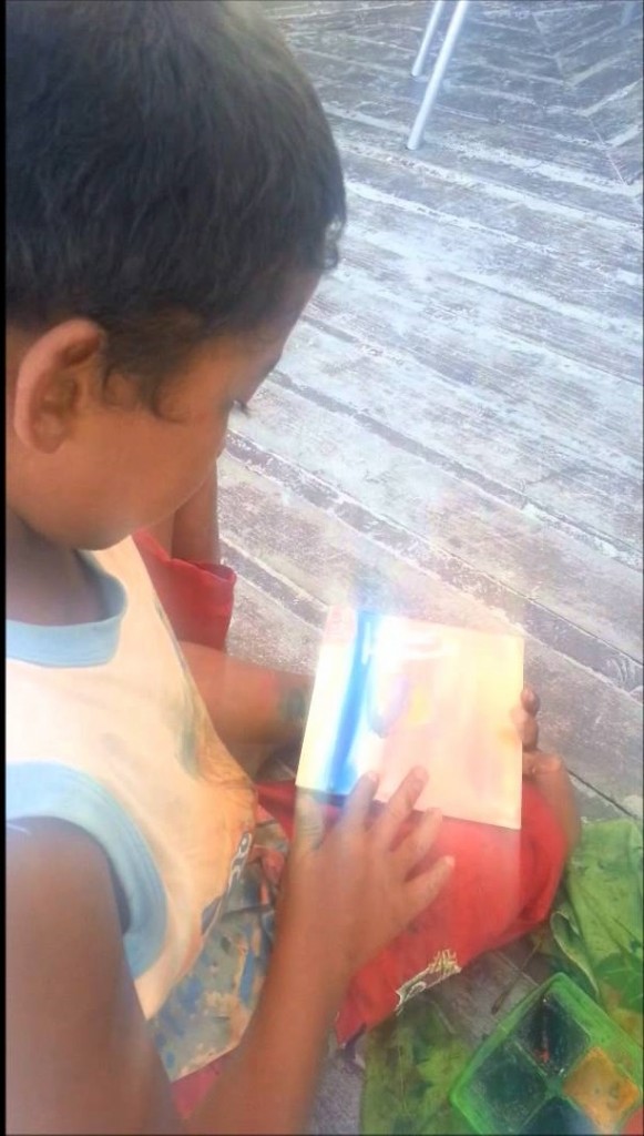 Pelos dedos de Matheus