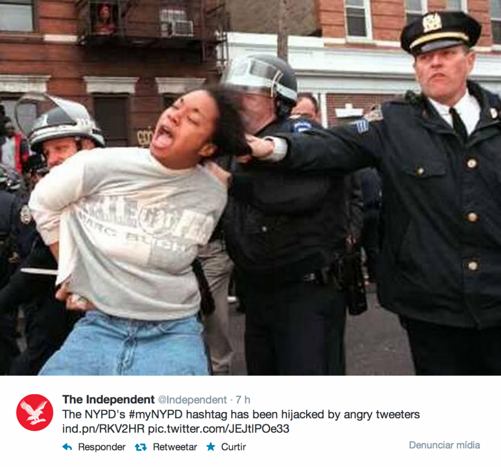 Polícia de NY faz campanha de marketing em redes sociais mas acaba em fiasco