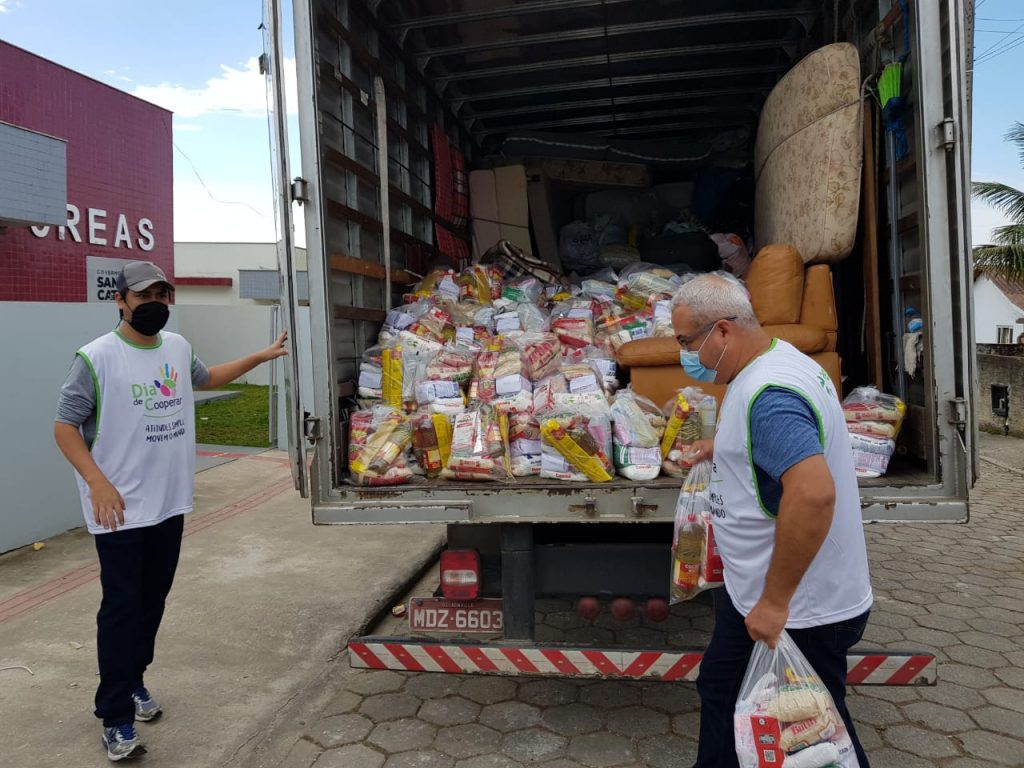 Solidariedade – Garuva recebe mais de 5 toneladas de alimentos