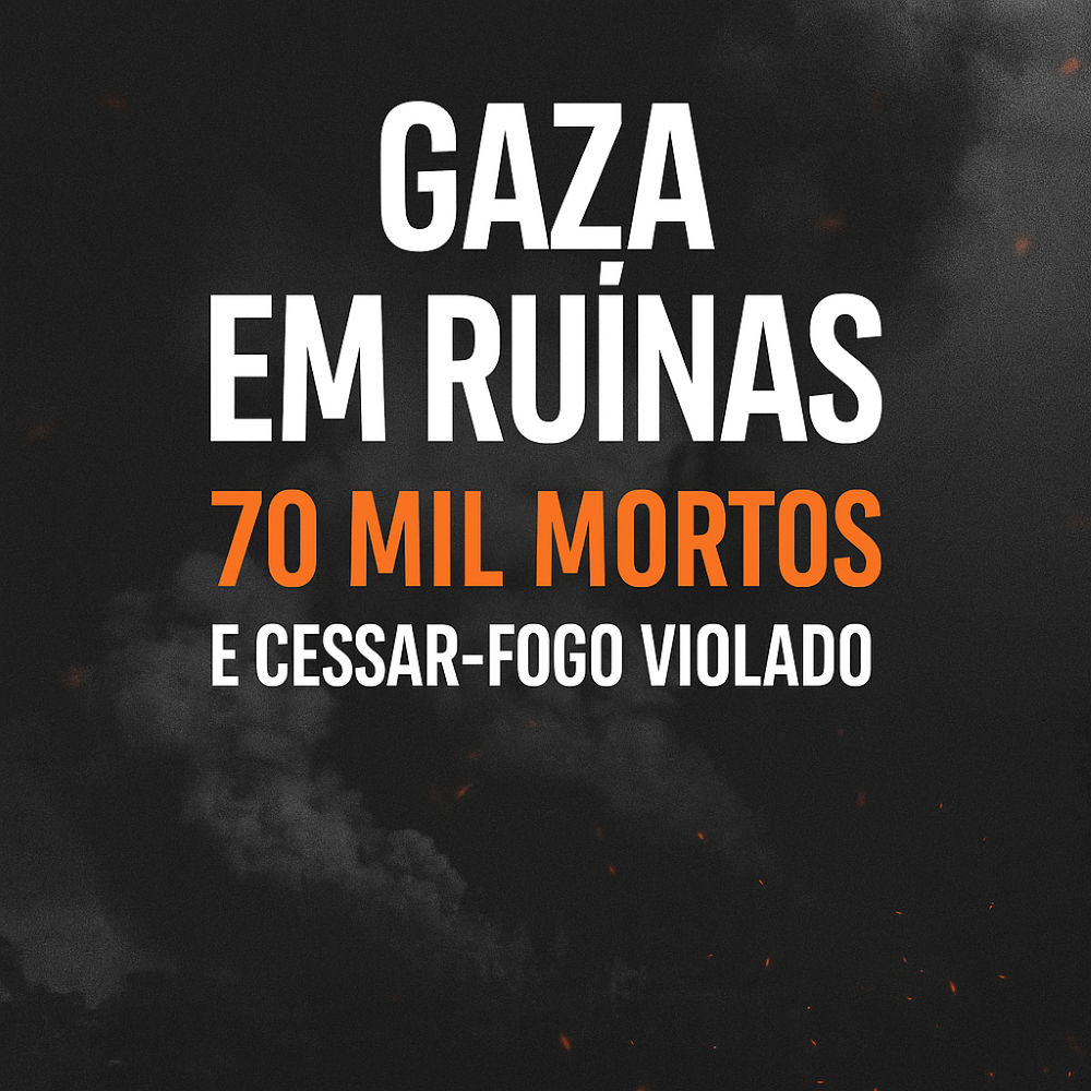 Gaza em ruínas: 70 mil mortos e cessar-fogo violado