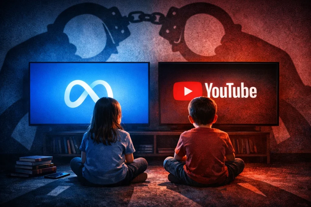 Big Tech no banco dos réus: julgamento histórico responsabiliza Meta e YouTube por vício infantil em redes sociais