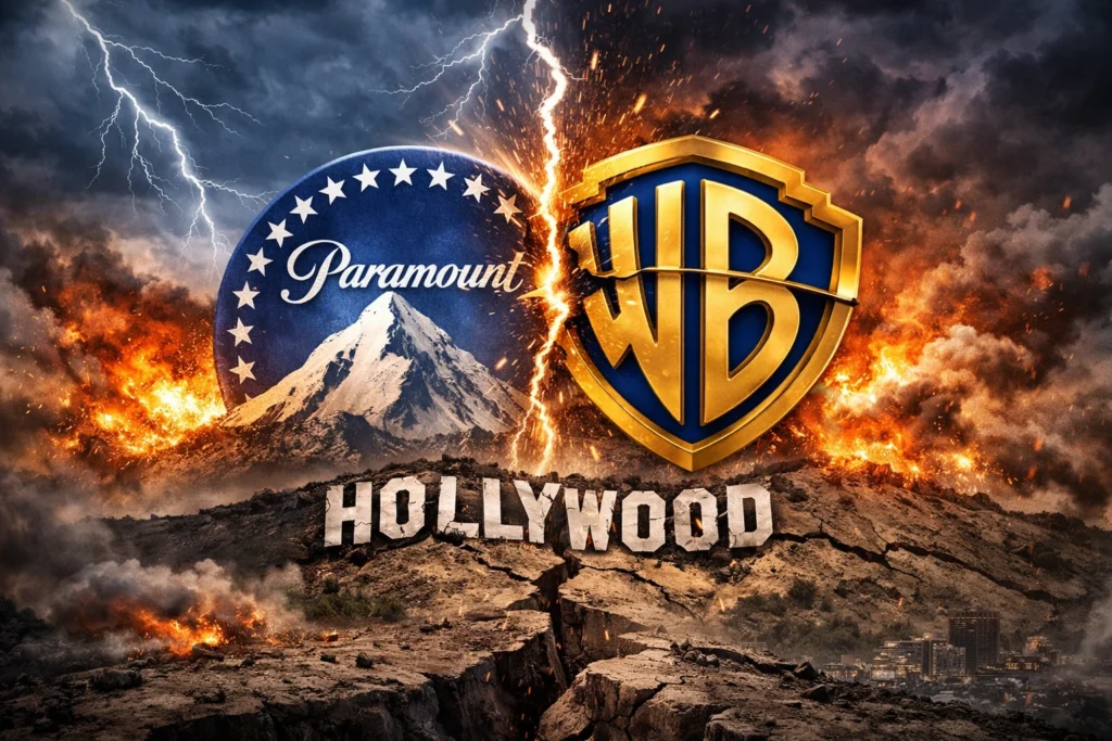 Fusão Paramount–Warner: o terremoto que ameaça reescrever Hollywood