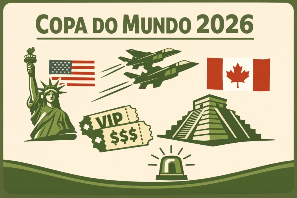 Copa do Mundo 2026: tensões políticas, preços abusivos e segurança levantam alerta a 50 dias do torneio