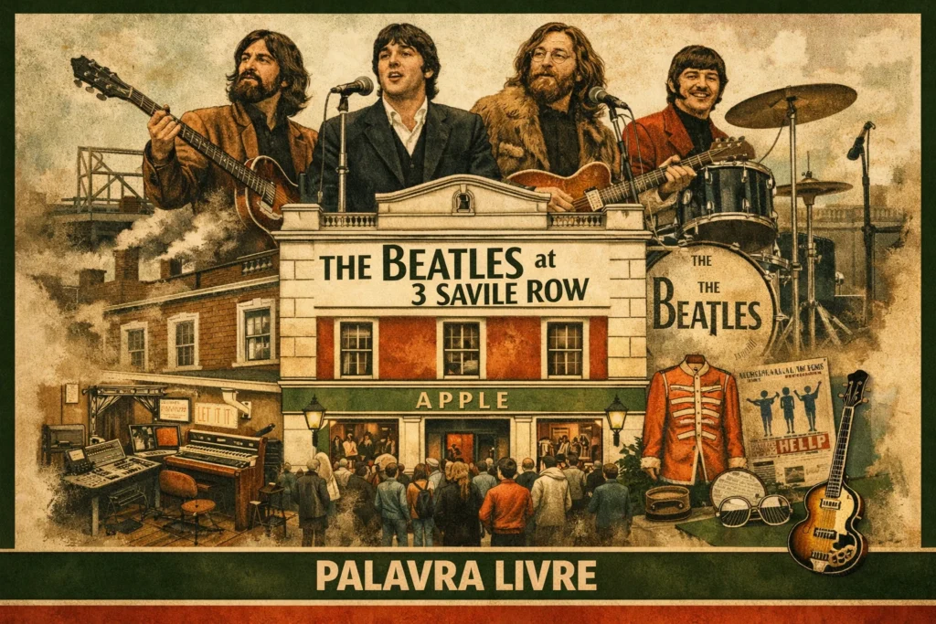 Os Beatles voltam à Savile Row: o último palco vira museu oficial da banda