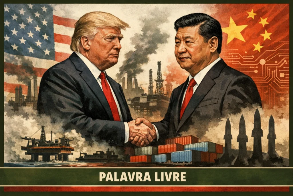 A cúpula Trump–Xi: tarifas, poder e o novo tabuleiro geoeconómico global