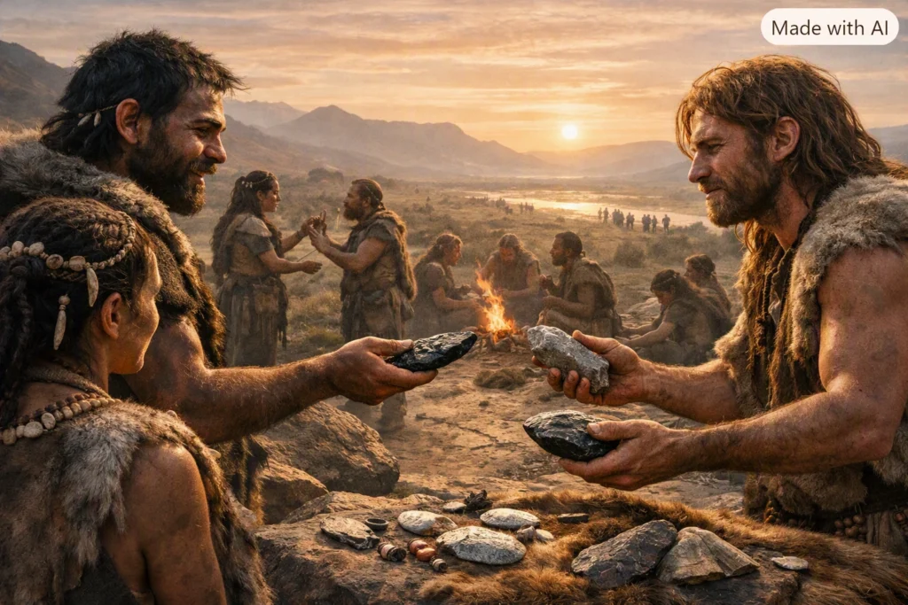 A primeira rede social da humanidade tinha 57 mil anos — e a ciência acaba de revelar como ela nos salvou da extinção